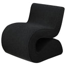 Coaster Furniture Ronea 903155 Boucle Upholstered Armless Curved Accent Chair - Charcoal IMAGE 4