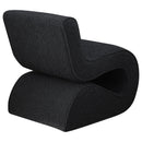 Coaster Furniture Ronea 903155 Boucle Upholstered Armless Curved Accent Chair - Charcoal IMAGE 7