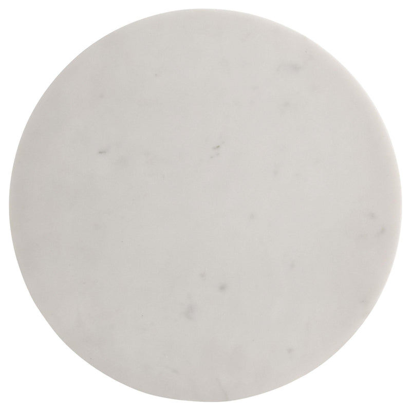 Coaster Furniture Colette 930190 Round Marble Top Side Table - White/Dark Grey IMAGE 3