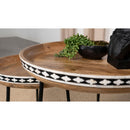 Coaster Furniture Ollie 930193 2-Piece Round Nesting Table - Natural/Black IMAGE 10