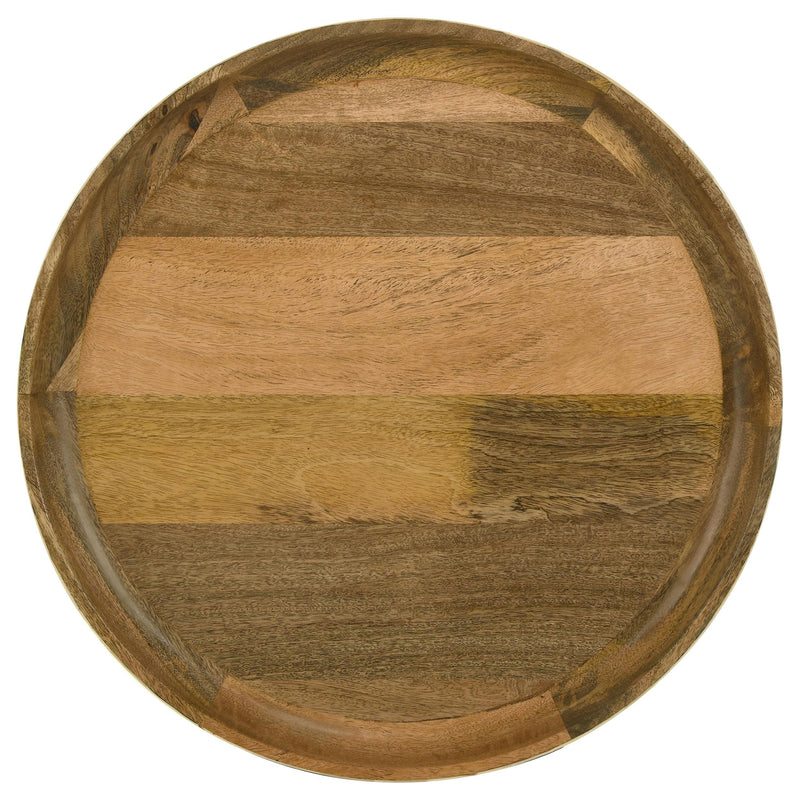 Coaster Furniture Ollie 930193 2-Piece Round Nesting Table - Natural/Black IMAGE 7