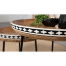 Coaster Furniture Ollie 930193 2-Piece Round Nesting Table - Natural/Black IMAGE 9