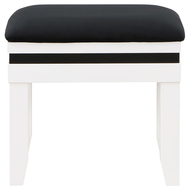 Coaster Furniture Talei 930244 6-Drawer Vanity Set with Hollywood Lighting - Black/White IMAGE 10