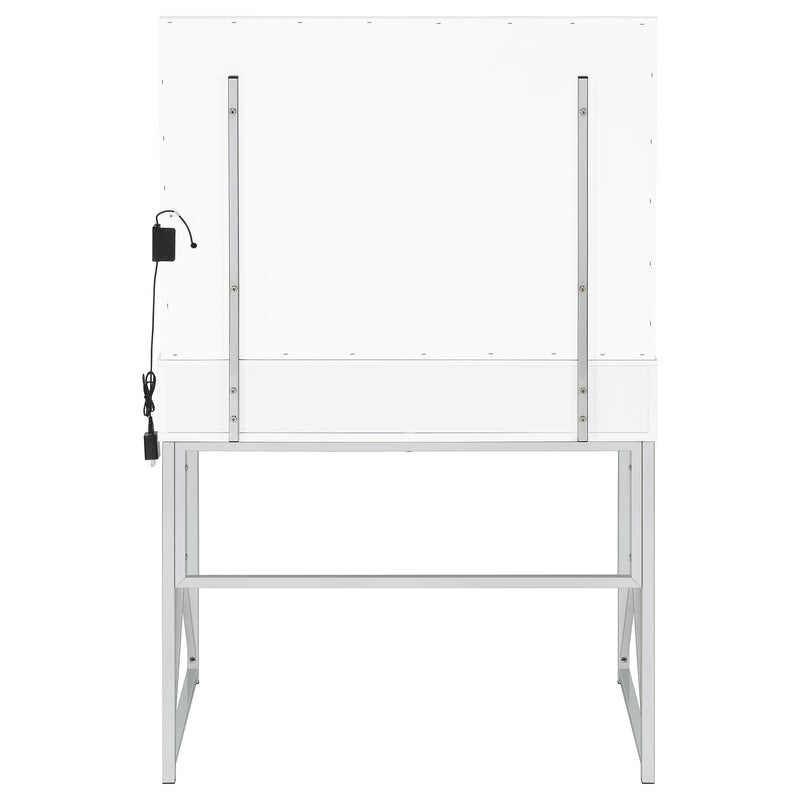 Coaster Furniture Eliza 936164 2-piece Vanity Set with Hollywood Lighting - White/Chrome IMAGE 14