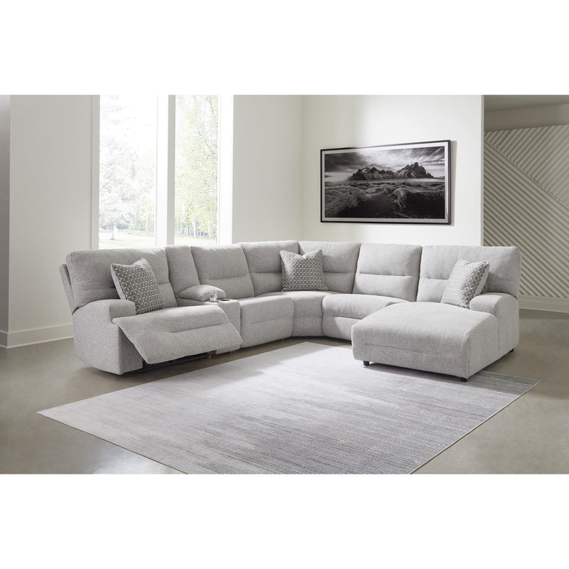  Signature Design by Ashley Acklen Place 93605S1 6 pc Power Reclining Sectional with Chaise IMAGE 2
