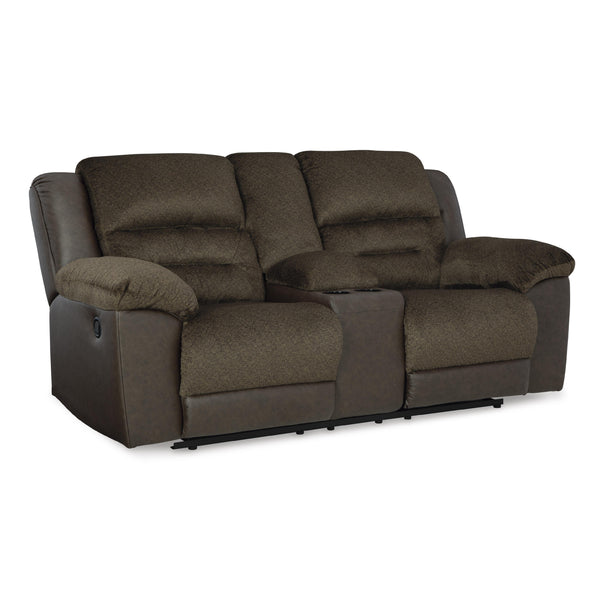  Benchcraft Dorman 9460894 Double Reclining Loveseat with Console IMAGE 1