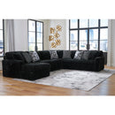 Signature Design by Ashley Midnight-Madness 98103S4 4 pc Sectional with Chaise IMAGE 3