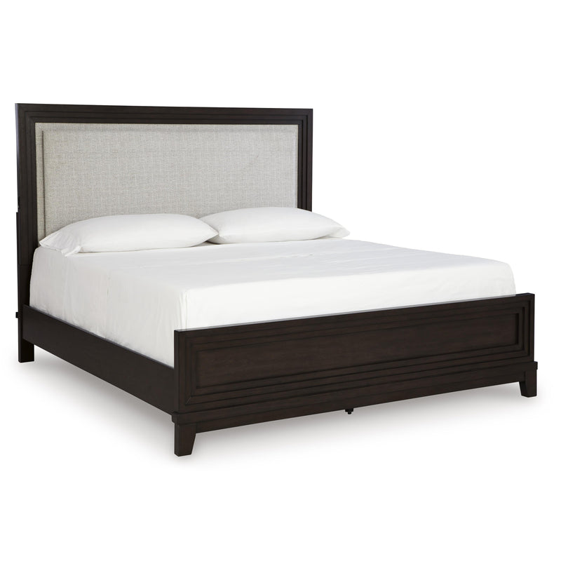 Signature Design by Ashley Neymorton B618B2 Queen Upholstered Panel Bed IMAGE 2