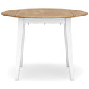 Signature Design by Ashley Gesthaven D398-15 Round Dining Room Drop Leaf Table IMAGE 3
