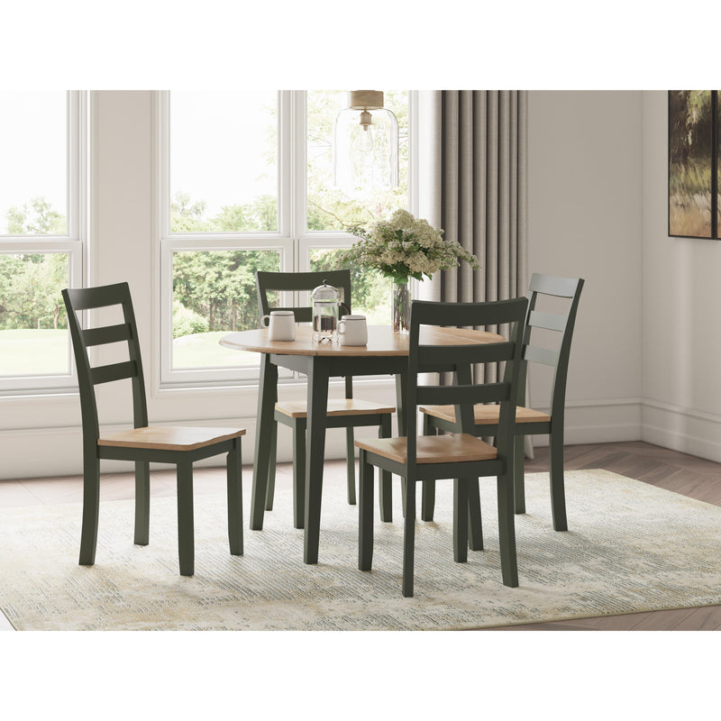 Signature Design by Ashley Gesthaven D401-15 Round Dining Room Drop Leaf Table IMAGE 7