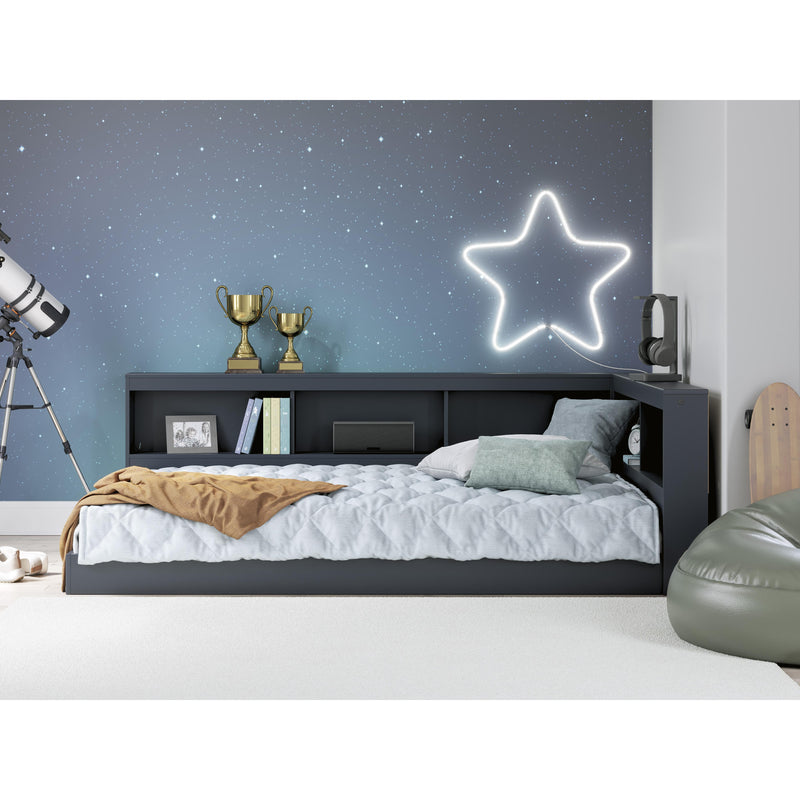 Signature Design by Ashley Simmenfort EB1528B4 Full Bookcase Storage Bed IMAGE 8