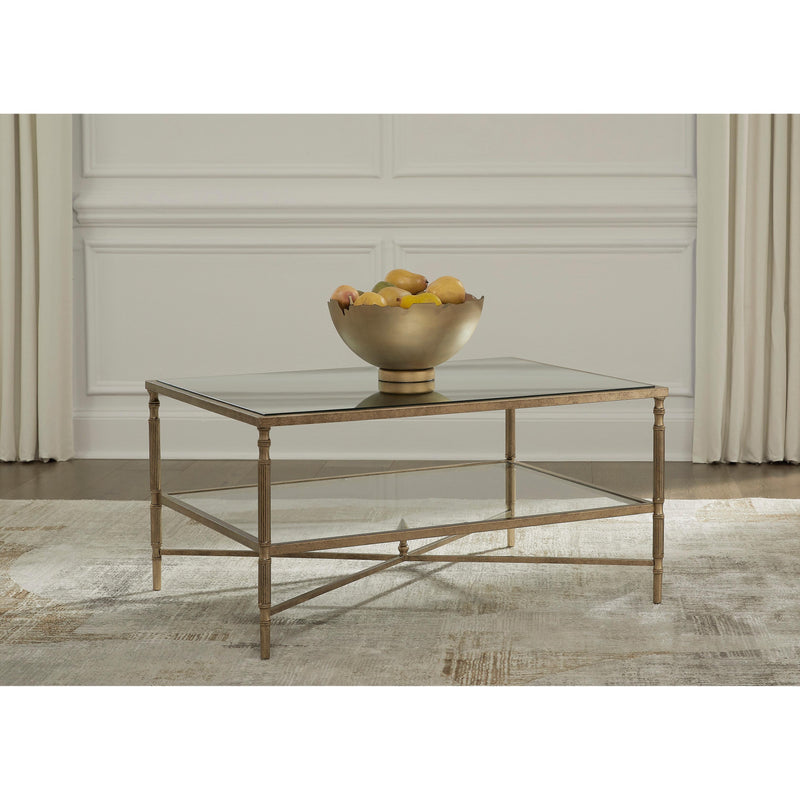 Signature Design by Ashley Cloverty T440T1 Coffee Table and 2 End Tables IMAGE 2
