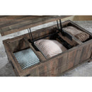  Signature Design by Ashley Hollum T466T1 Lift-top Coffee Table and 2 End Tables IMAGE 4