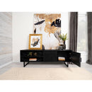 Coaster Furniture Marsden 703003 2-door Wood 70" TV Stand - Charcoal Black IMAGE 3