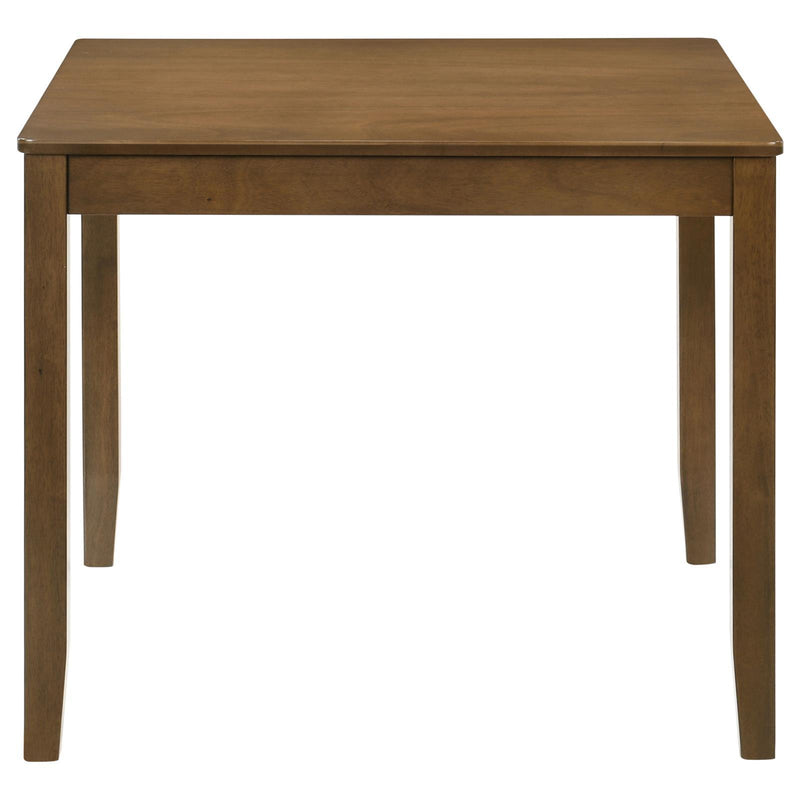 Coaster Furniture Parkwood 150400 5-piece Dining Set with Square Table and Slat Back Side Chairs - Honey Brown/Black IMAGE 3