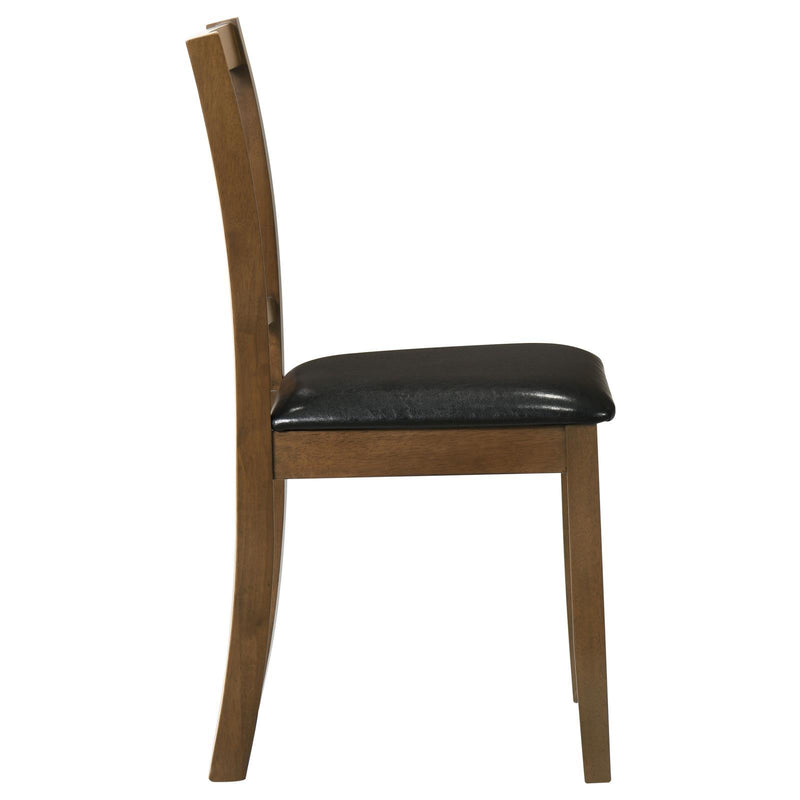 Coaster Furniture Parkwood 150400 5-piece Dining Set with Square Table and Slat Back Side Chairs - Honey Brown/Black IMAGE 8