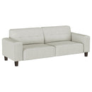 Coaster Furniture Deerhurst 509647 Upholstered Tufted Track Arm Sofa - Beige IMAGE 1
