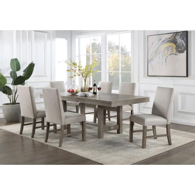 Furniture of America San Antonio CM3251GY-T Dining Table IMAGE 2