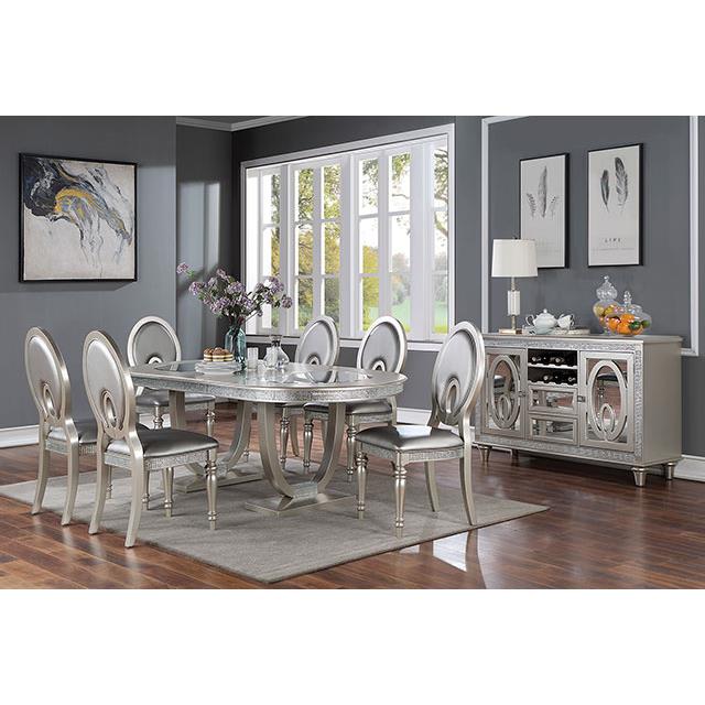 Furniture of America Cathalina CM3541SV-SC-2PK Side Chair IMAGE 3