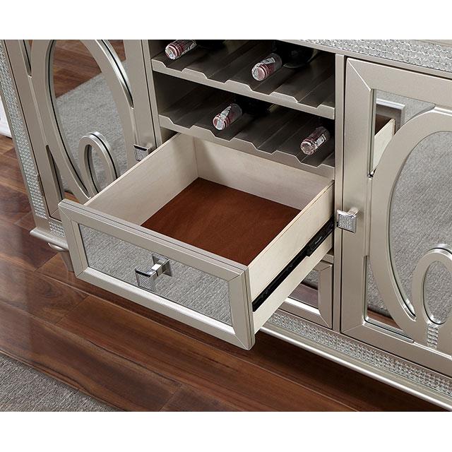 Furniture of America Cathalina CM3541SV-SV Server IMAGE 4