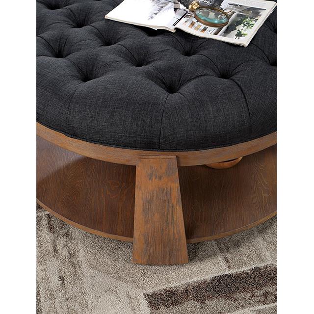 Furniture of America Guis CM4411DG-C Ottoman IMAGE 2