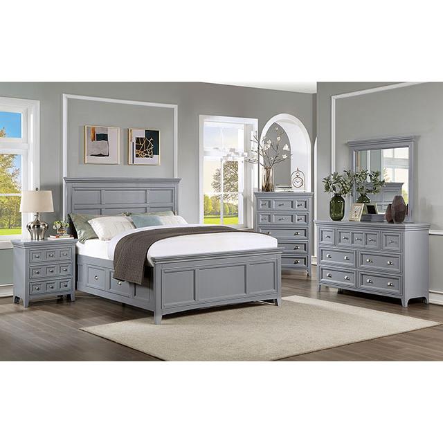 Furniture of America Castlile CM7413GY-M Mirror IMAGE 2