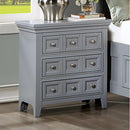 Furniture of America Castlile CM7413GY-N Night Stand IMAGE 1