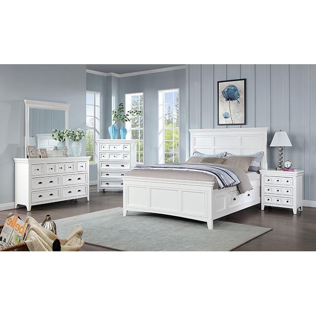 Furniture of America Castile CM7413WH-M Mirror IMAGE 2