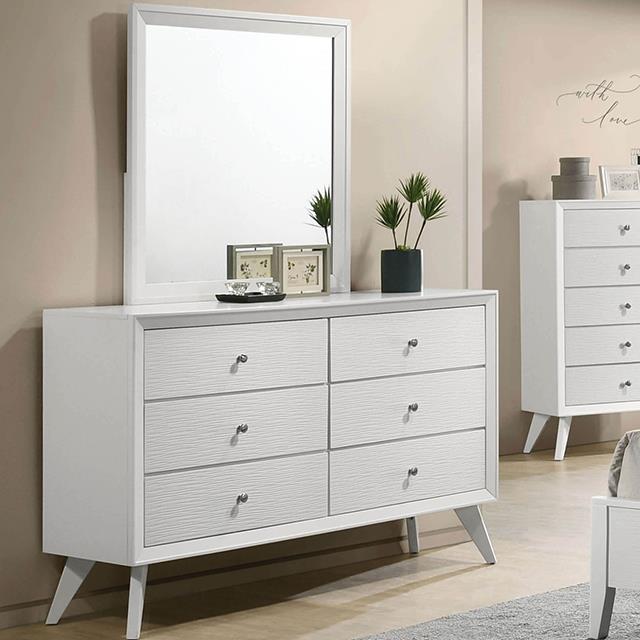 Furniture of America Dortmund CM7465WH-D Dresser IMAGE 1