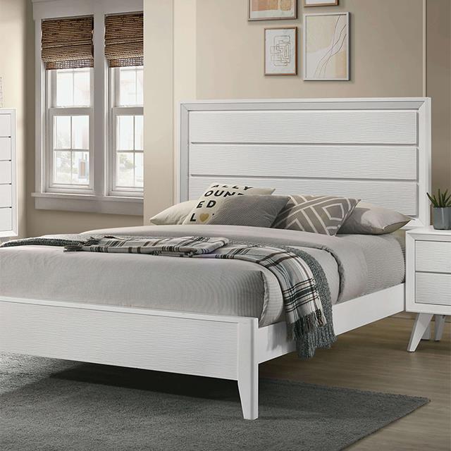  Furniture of America Dortmund CM7465WH-EK King Bed IMAGE 1