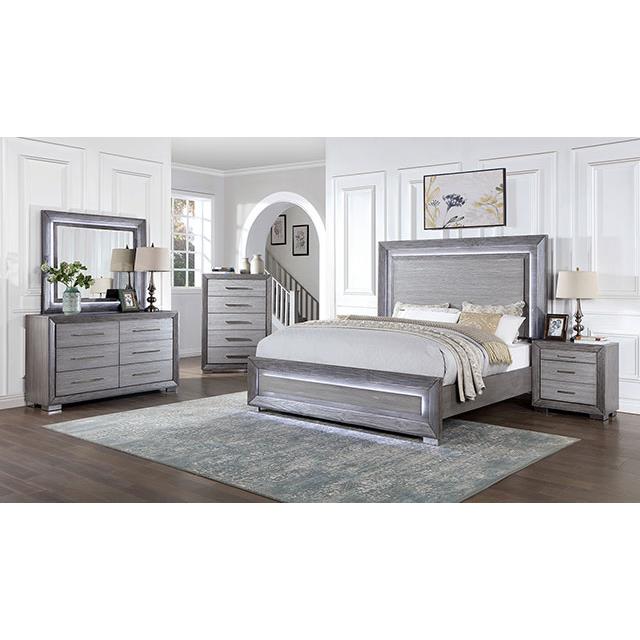  Furniture of America Raiden CM7468GY-Q Queen Bed IMAGE 2