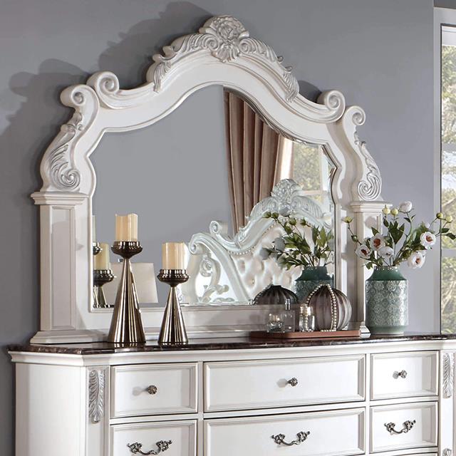 Furniture of America Esparanza CM7478WH-M Mirror IMAGE 1