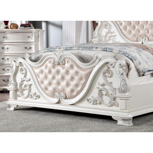  Furniture of America Esparanza CM7478WH-Q Queen Bed IMAGE 4