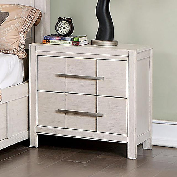 Furniture of America Berenice CM7580WH-N Night Stand IMAGE 1