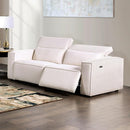 Furniture of America Treharris FM62002WH-LV-PM-PK Power Loveseat IMAGE 1