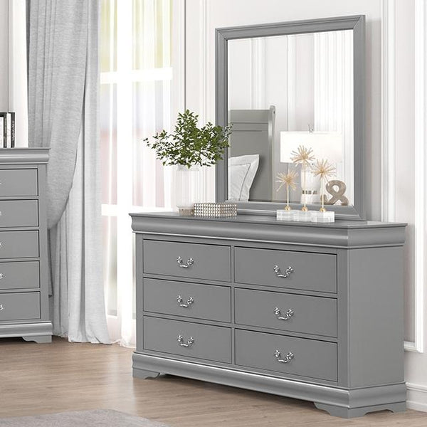Furniture of America Louis Philippe FM7866GY-D Dresser IMAGE 1