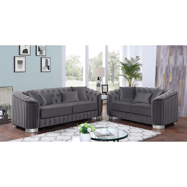 Furniture of America Castellon FOA6475DG-CH-PK Chair IMAGE 2