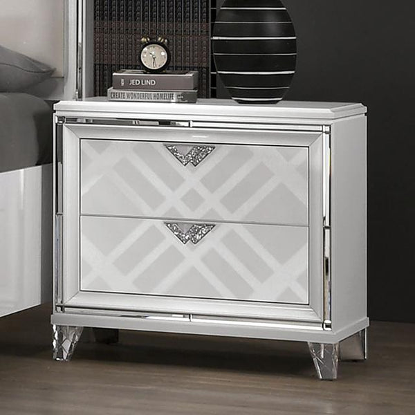 Furniture of America Emmeline FOA7147WH-N Night Stand IMAGE 1