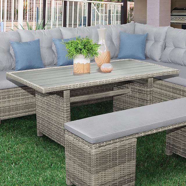 Furniture of America Malia GM-1001 Patio Dining Table IMAGE 1