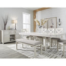 Signature Design by Ashley Robbinsdale D642-00 Large Upholstered Dining Room Bench IMAGE 5