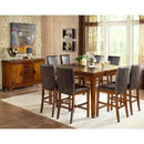 Steve Silver Furniture Square Davenport Counter Height Dining Table Davenport DA550PT IMAGE 2