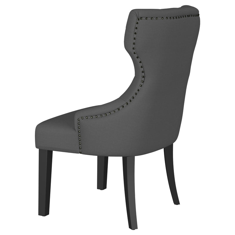 Coaster Furniture Baney 115562 Fabric Upholstered Dining Side Chair - Grey/Black IMAGE 5