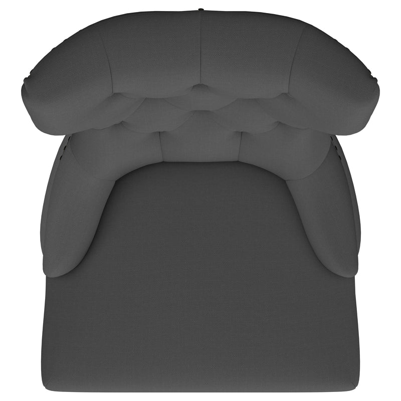 Coaster Furniture Baney 115562 Fabric Upholstered Dining Side Chair - Grey/Black IMAGE 9