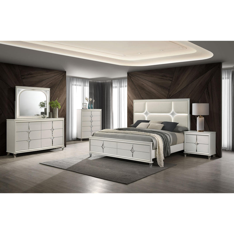 Coaster Furniture Olivia 224953 6-drawer Dresser Cabinet - Pearl White IMAGE 2