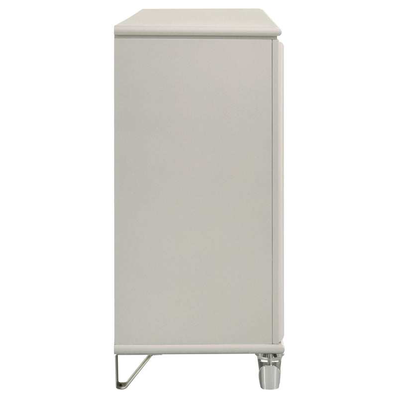 Coaster Furniture Olivia 224953 6-drawer Dresser Cabinet - Pearl White IMAGE 9