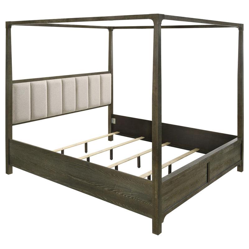 Coaster Furniture Gran Park 224931KW California King Canopy Bed - Dark Cocoa IMAGE 3