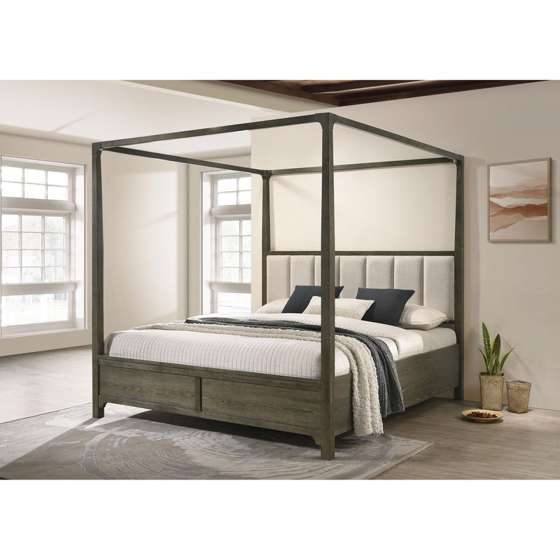 Coaster Furniture Gran Park 224931KW California King Canopy Bed - Dark Cocoa IMAGE 6