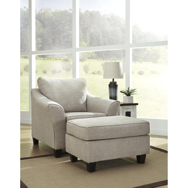  Benchcraft Abney 49701U1 Chair and Ottoman IMAGE 1