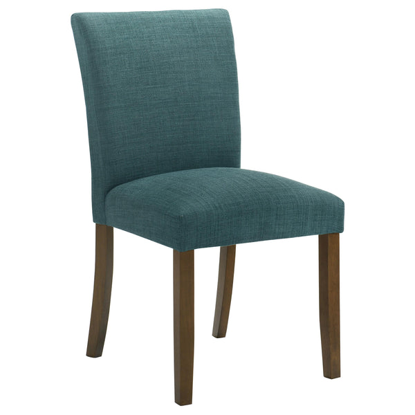 Coaster Furniture Cantley 106377 Upholstered Dining Side Chair - Teal Blue IMAGE 1