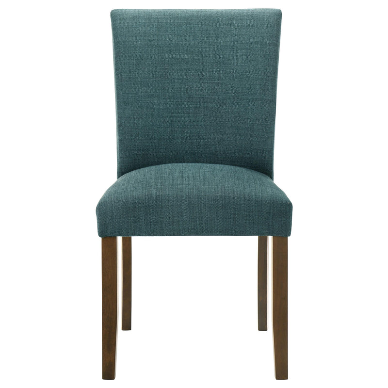 Coaster Furniture Cantley 106377 Upholstered Dining Side Chair - Teal Blue IMAGE 3